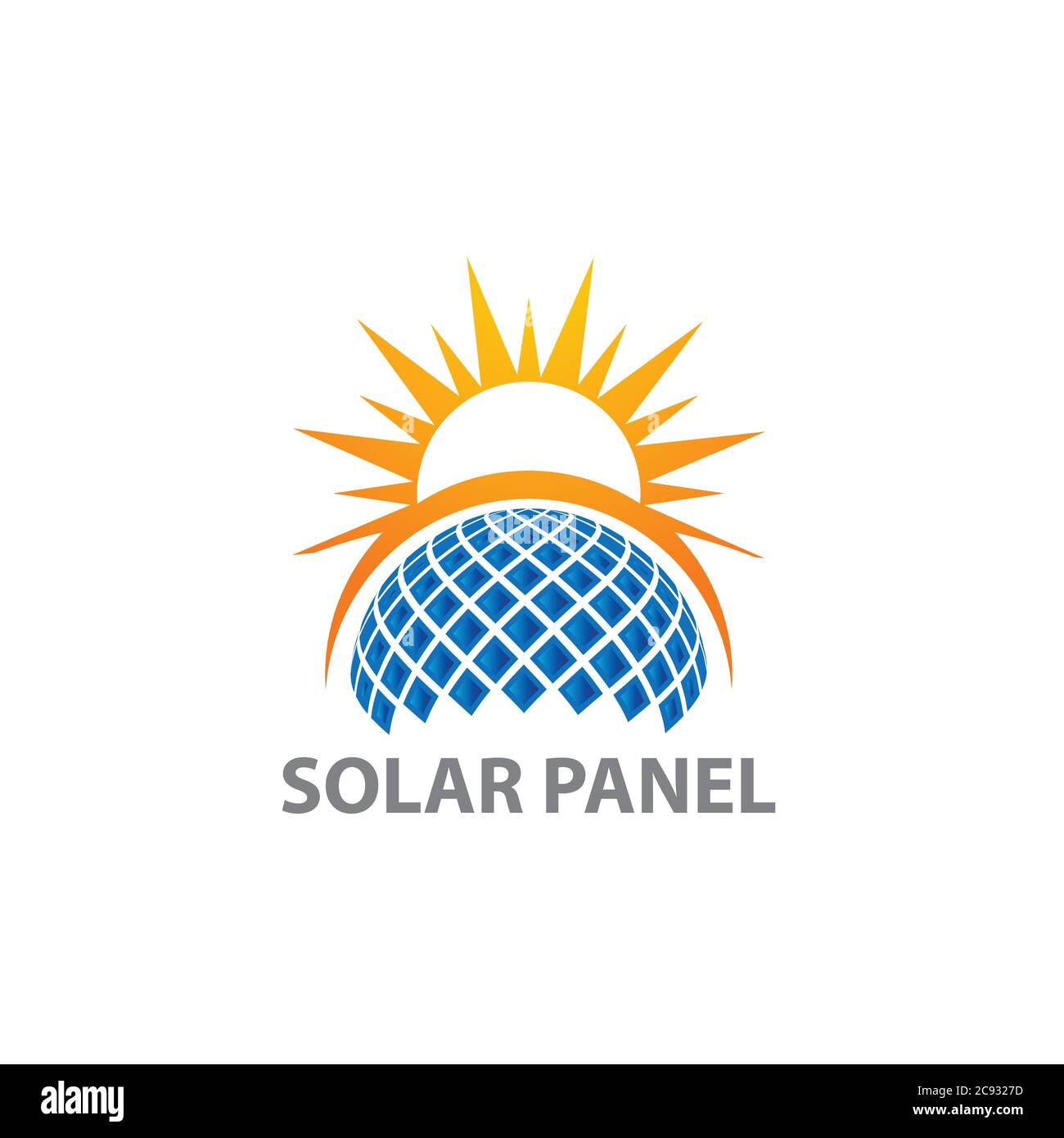 Solar panel logo isolated on white background. Solar panel icon simple  sign. Solar panel icon trendy and modern symbol for graphic and web design.  Sol Stock Vector Image & Art - Alamy