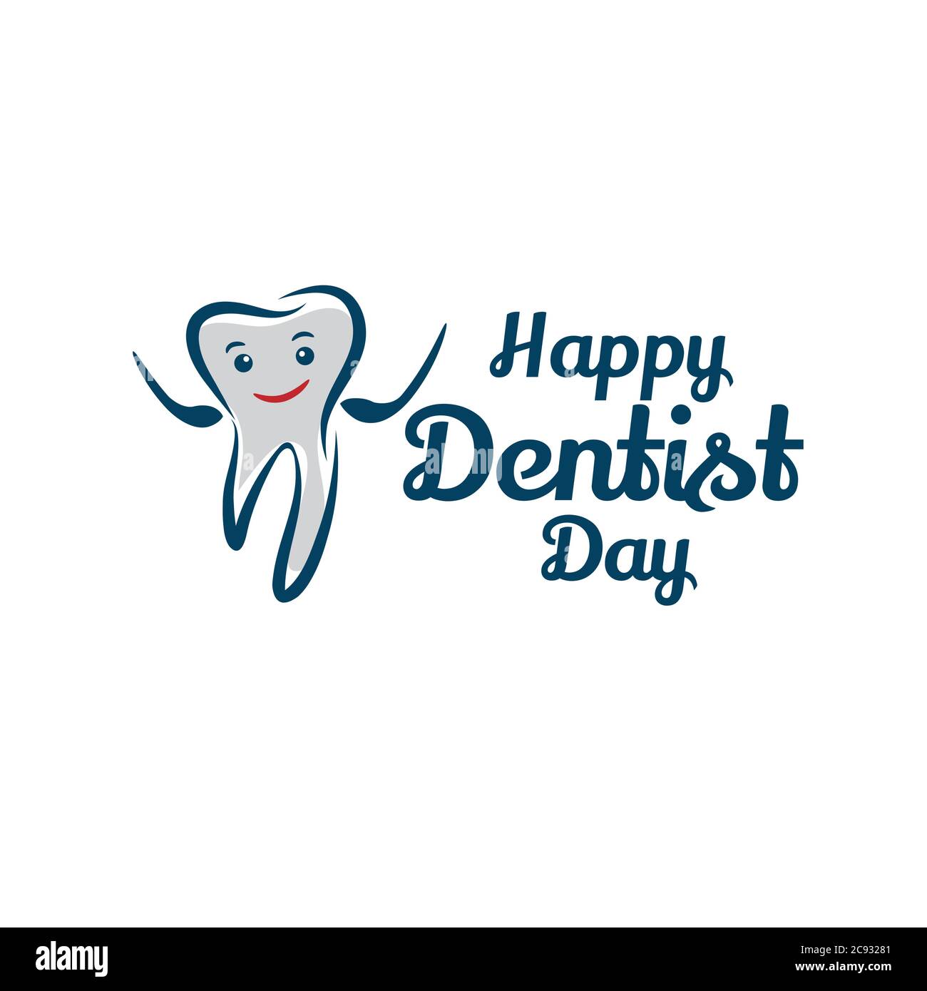 World Dentist Day Vector Design Template.EPS 10 Stock Vector Image