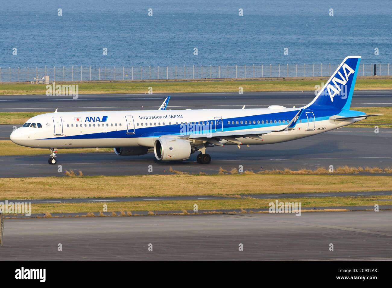 All Nippon Airways Ana Airbus A321 Neo Taxiing At Tokyo Haneda Airport Aircraft Of Airline From Japan Registered As Ja139a Stock Photo Alamy