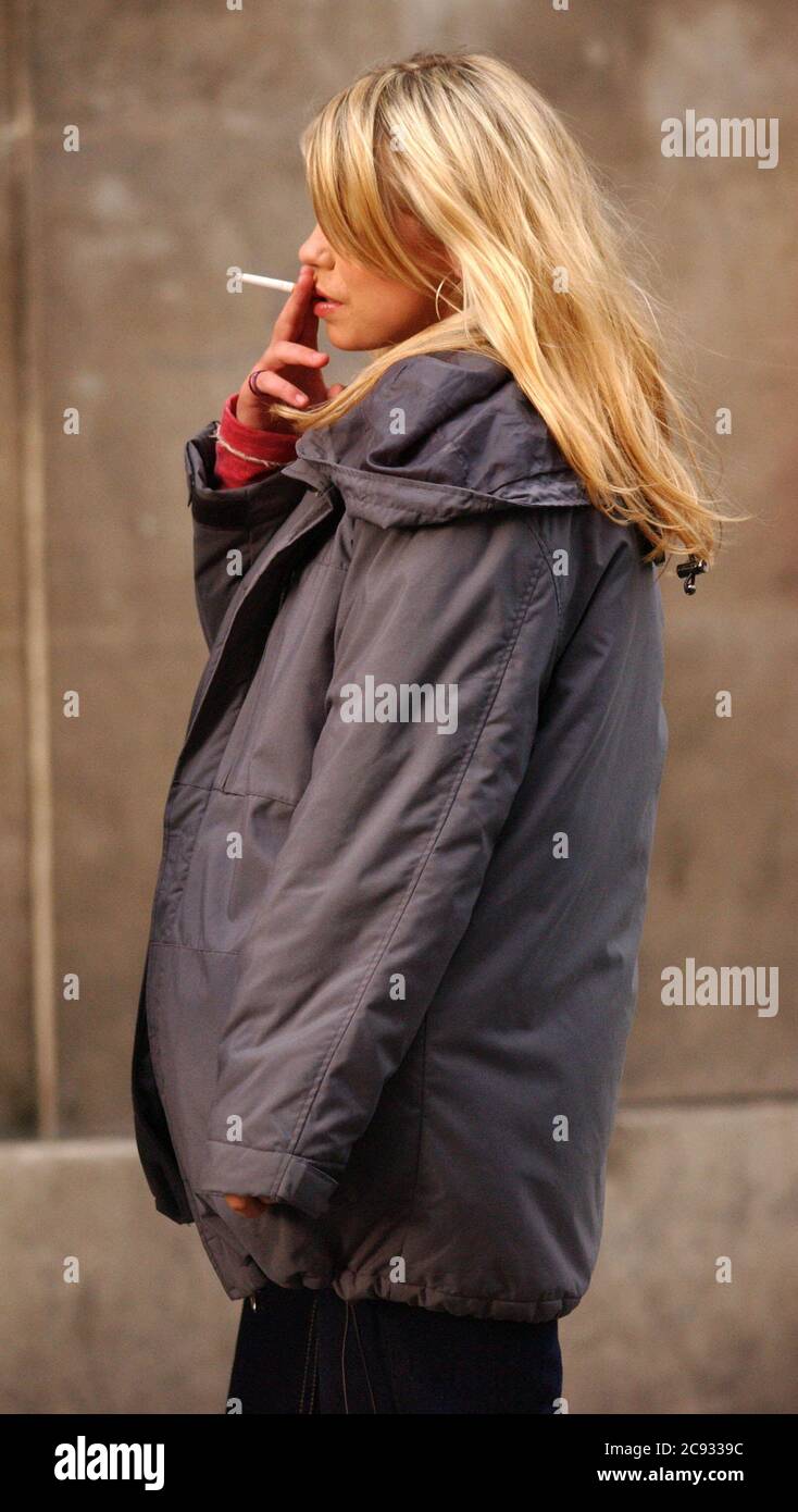 Billie Piper who plays Dr Who's assistant Rose Taylor, pictured on the set  of the new BBC tv series in Cardiff tonight where filming was taking place  on the the Cities St