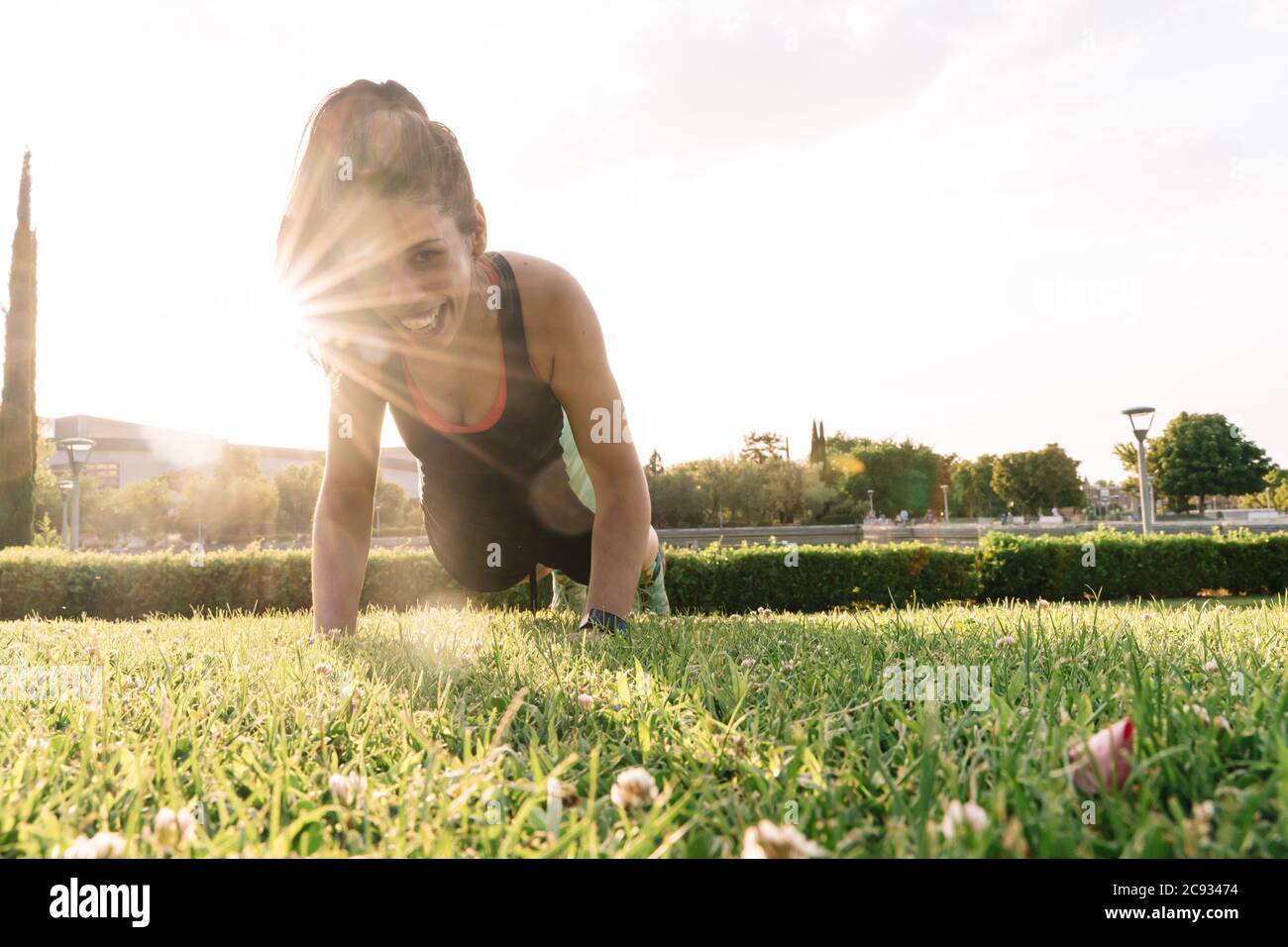 Woman facing camera making hi-res stock photography and images - Alamy