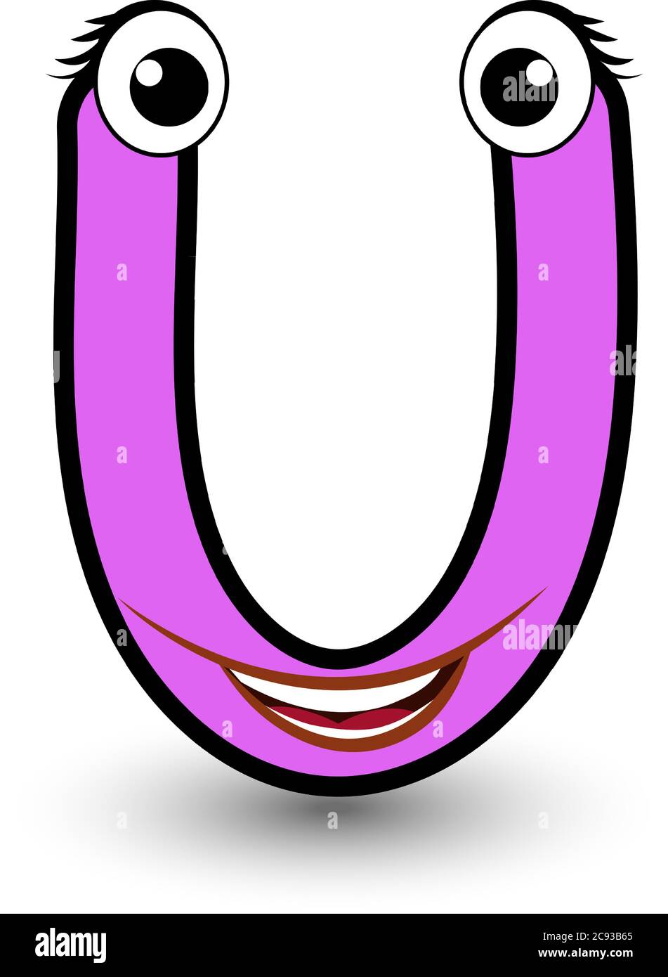 Funny hand-drawn cartoon styled font colorful letter U with smiling face vector alphabet illustration isolated on white. Good for kids learning Stock Vector Image & Art - Alamy Funny hand-drawn cartoon styled font colorful letter U with smiling face vector alphabet illustration isolated on white. Good for kids learning Stock Vector Image & Art - Alamy