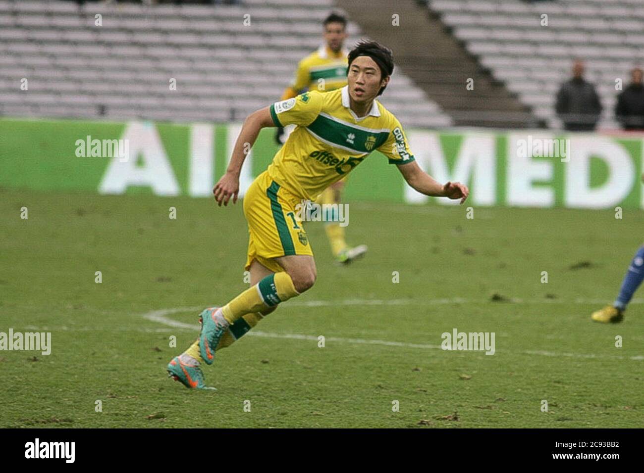 Yong-Jae Lee During the League 1 2012 - 2013, FC Nantes - SM Caenl 