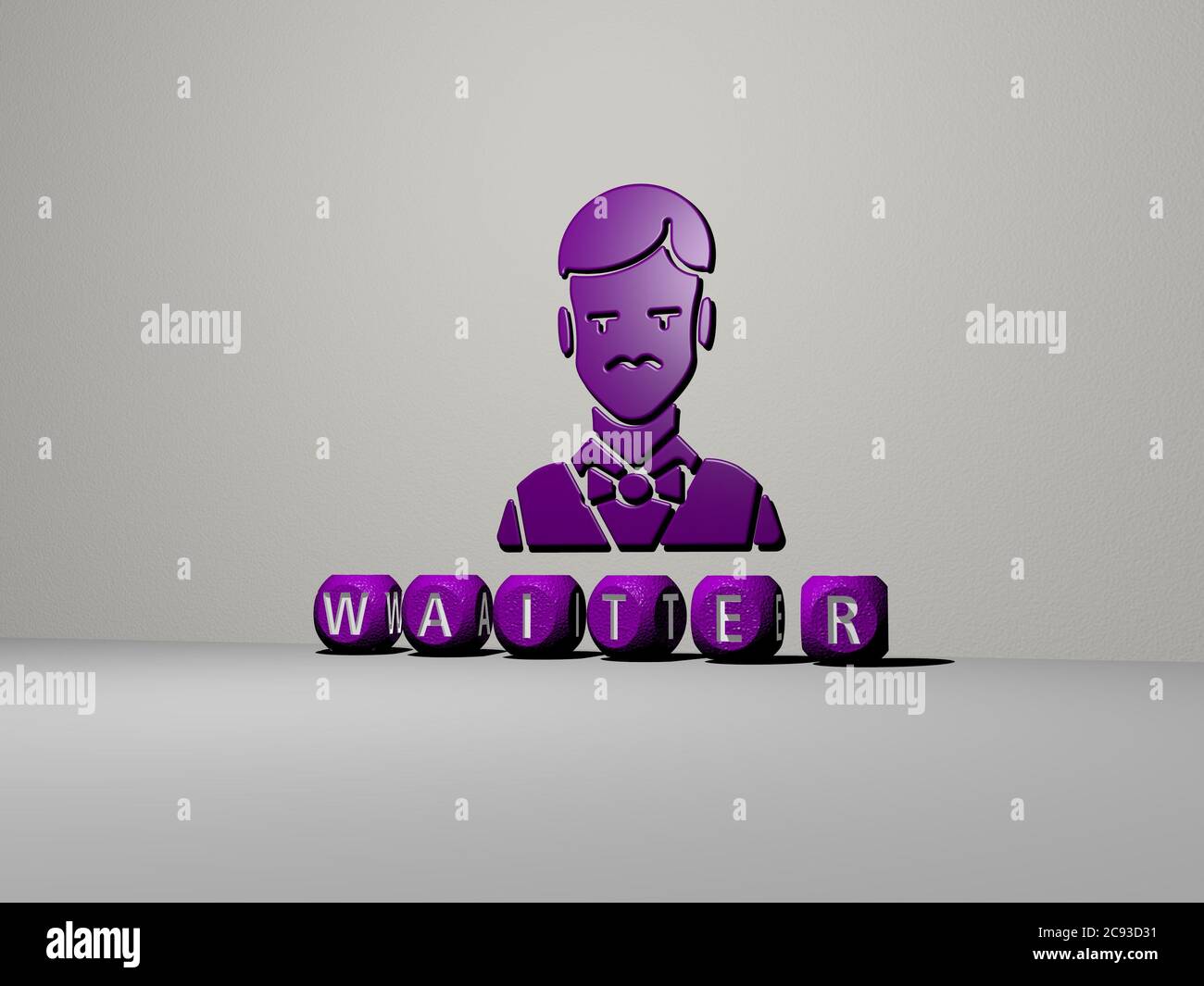 Waiter Lettering Bumped into waiter hi-res stock photography and images - Alamy