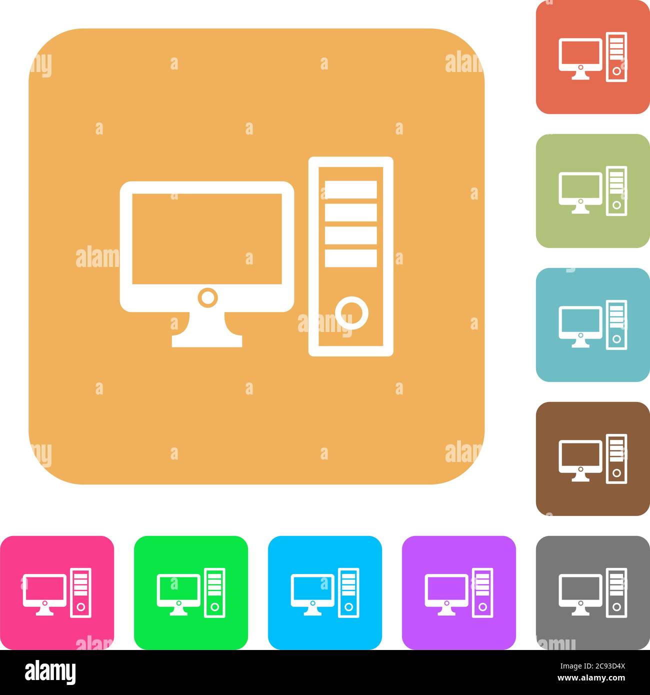Desktop harddisk Stock Vector Images - Alamy