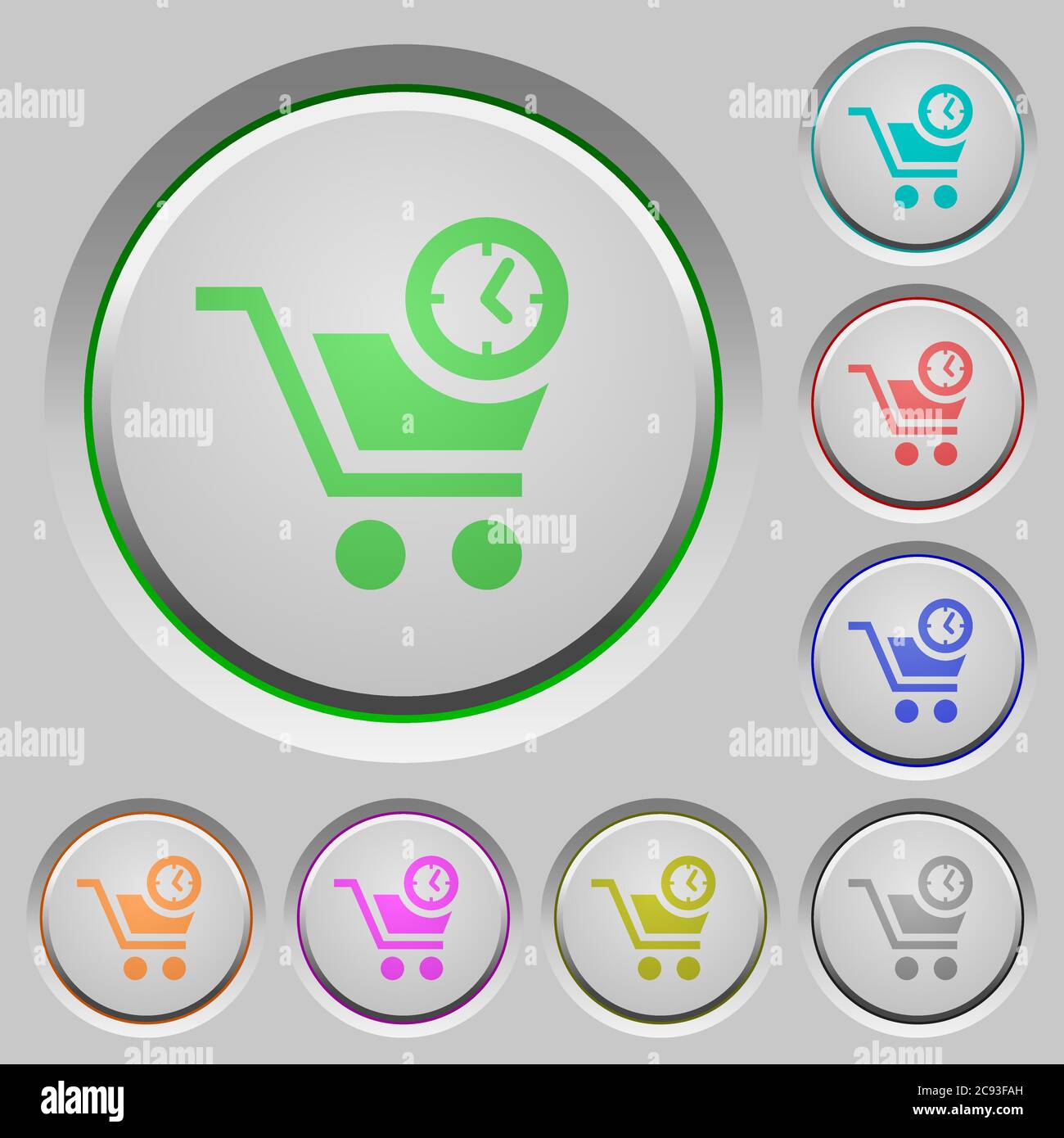 Gray purchase Stock Vector Images - Alamy