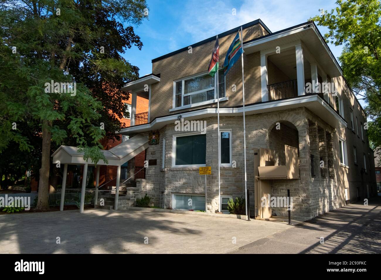 The Kenyan High Commission embassy on Laurier Avenue in Ottawa, Ontario