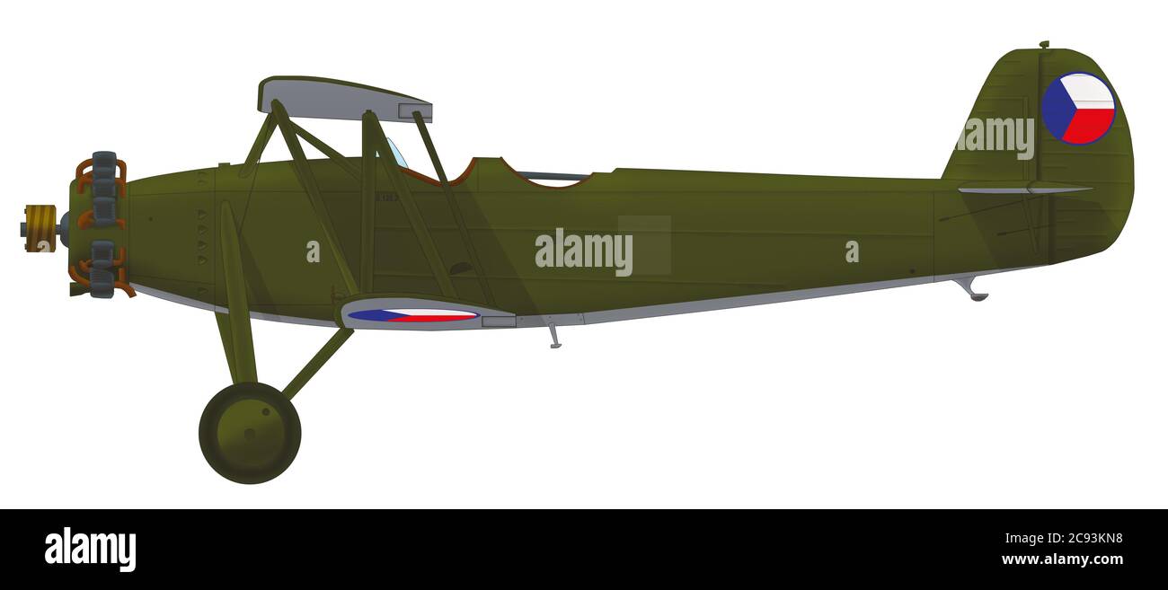 2 seater biplane hi-res stock photography and images - Alamy