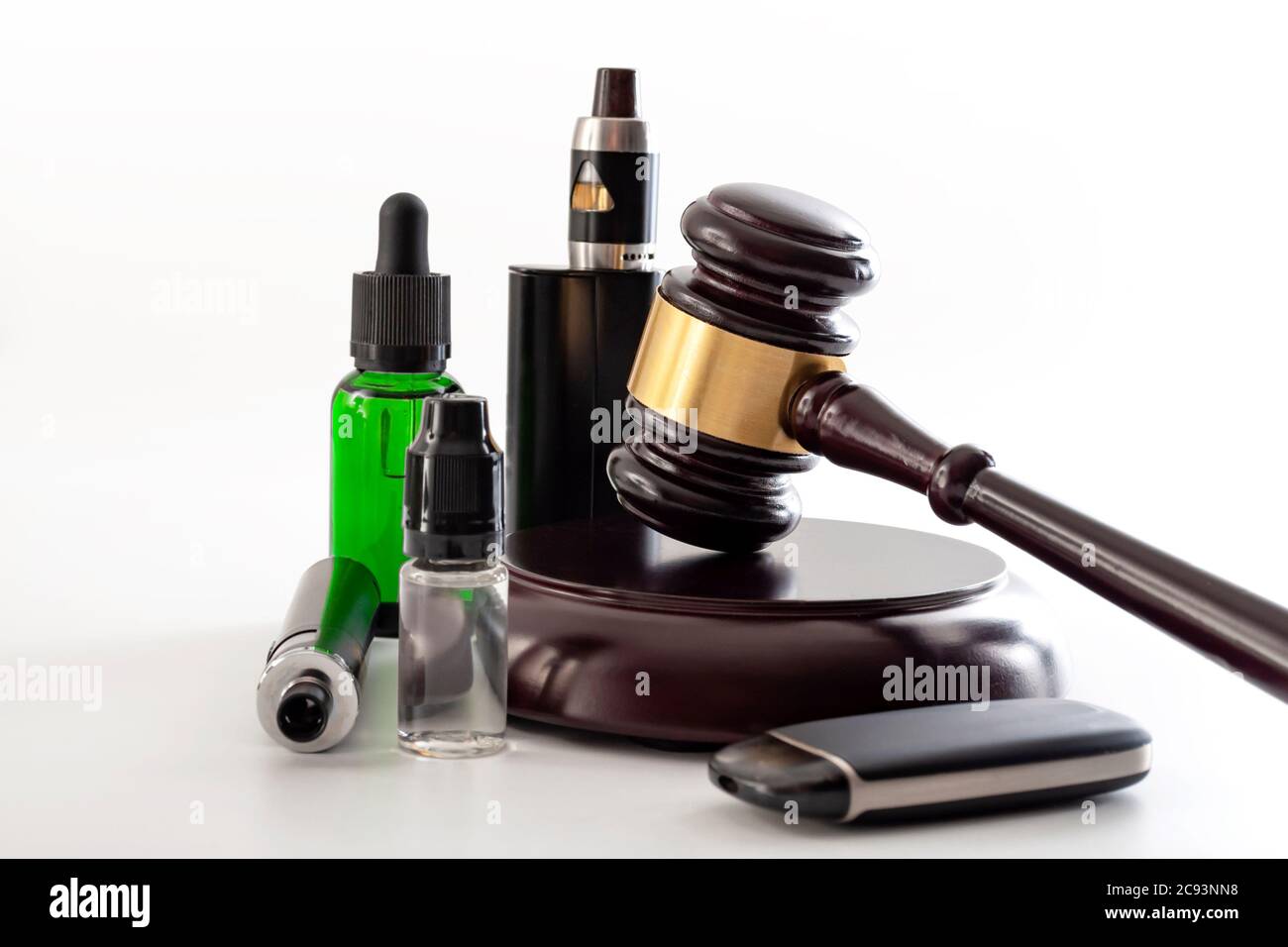 Legal act to restrict vaping, outlaw smoking electronic cigarettes and vape ban legislation
