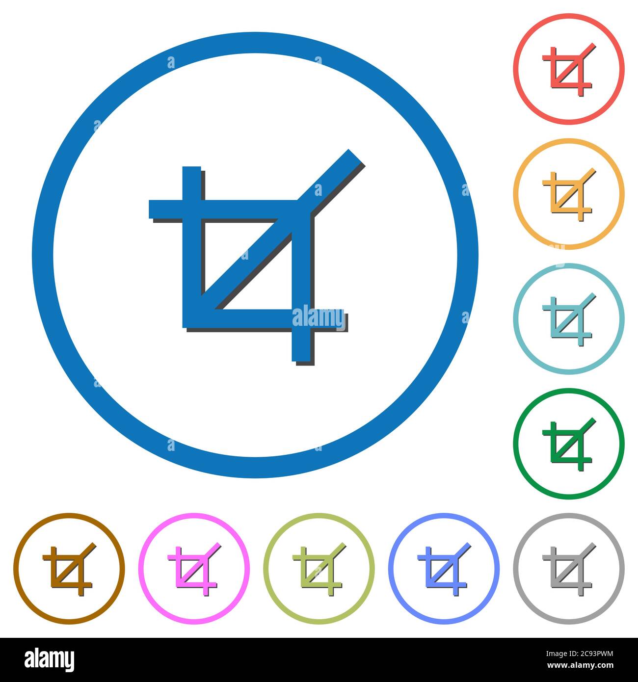 Cropping vector vectors hi-res stock photography and images - Alamy