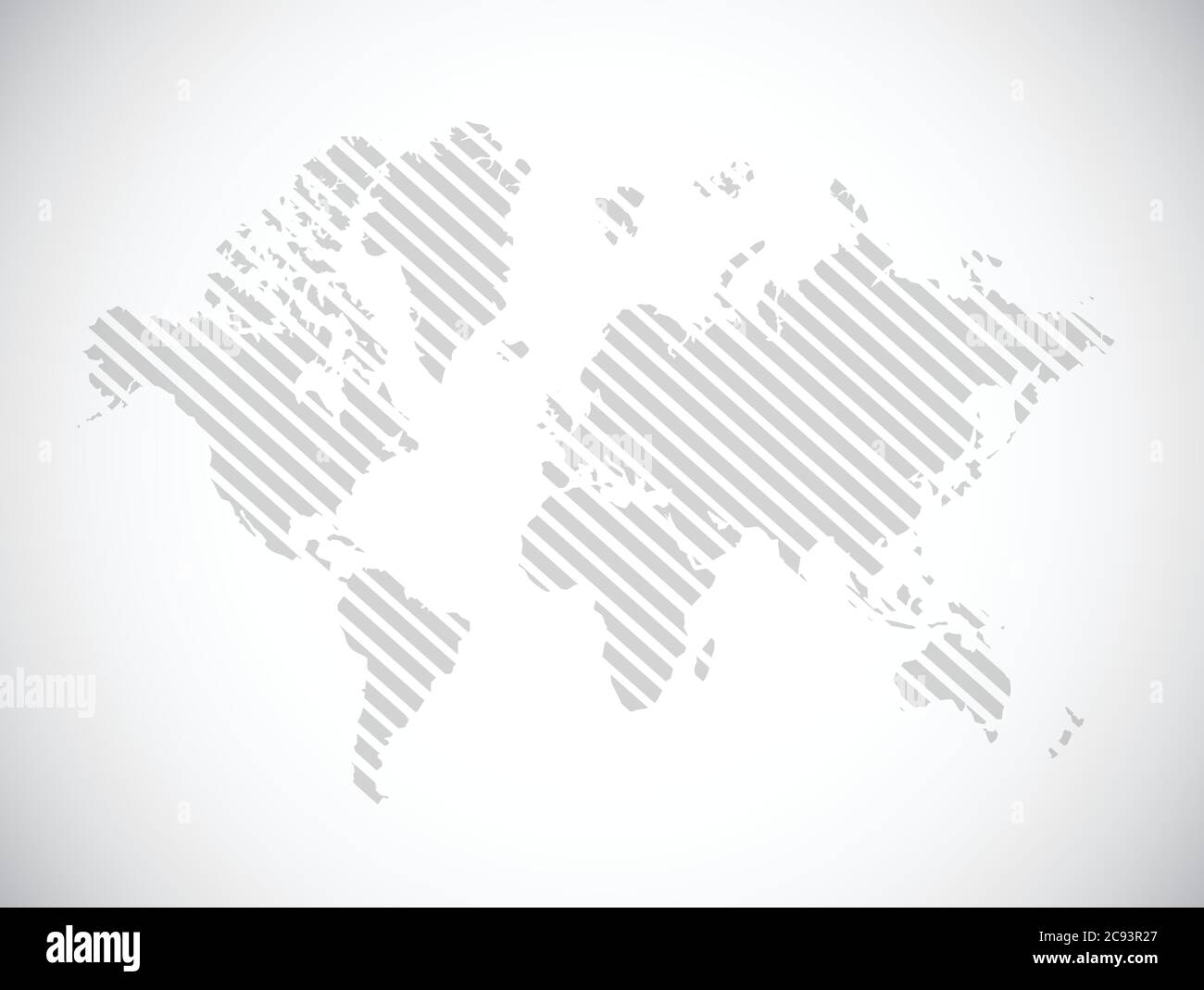 Grey world map illustration design over a white background Stock Vector ...