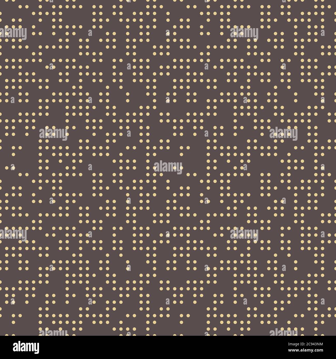Seamless Modern Vector Pattern With Dots Stock Vector
