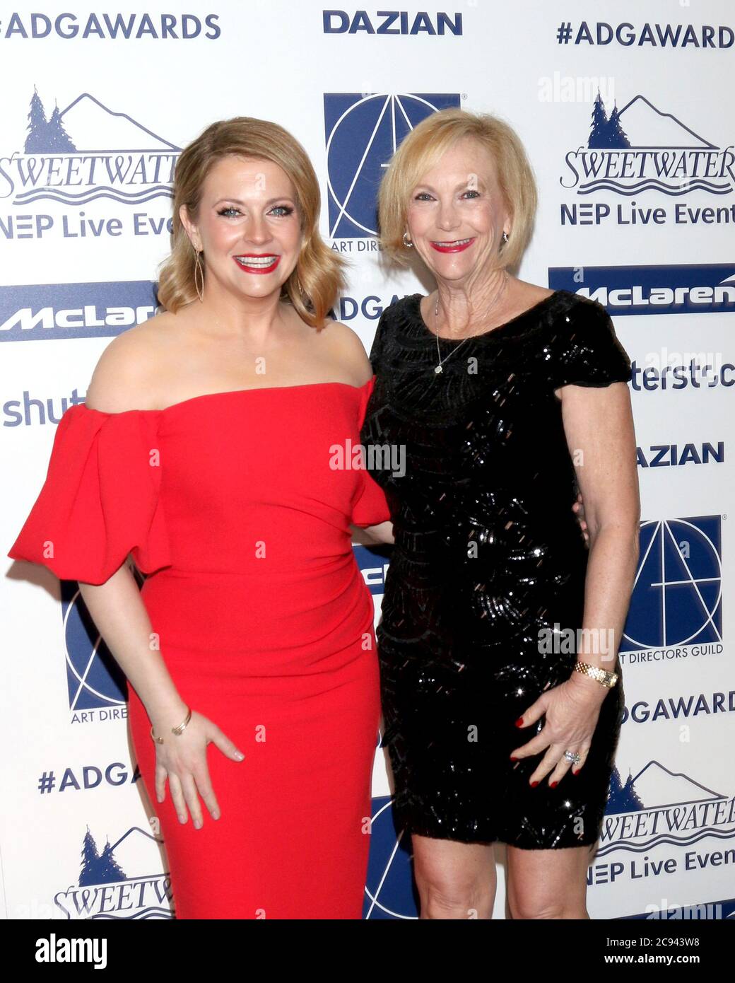 LOS ANGELES - FEB 1: Melissa Joan Hart, Paula Hart at the 2020 Art