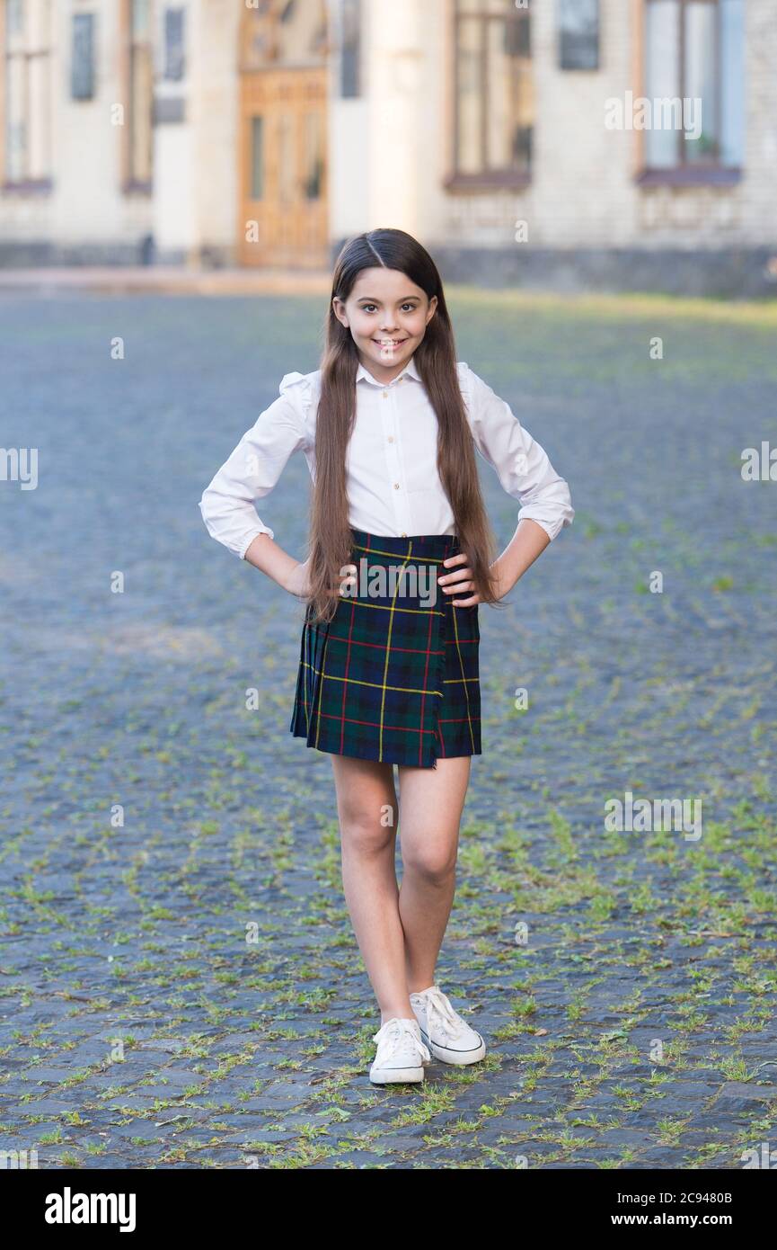 Royalty Free Only Teenage Girls School Uniform 14 15 Years