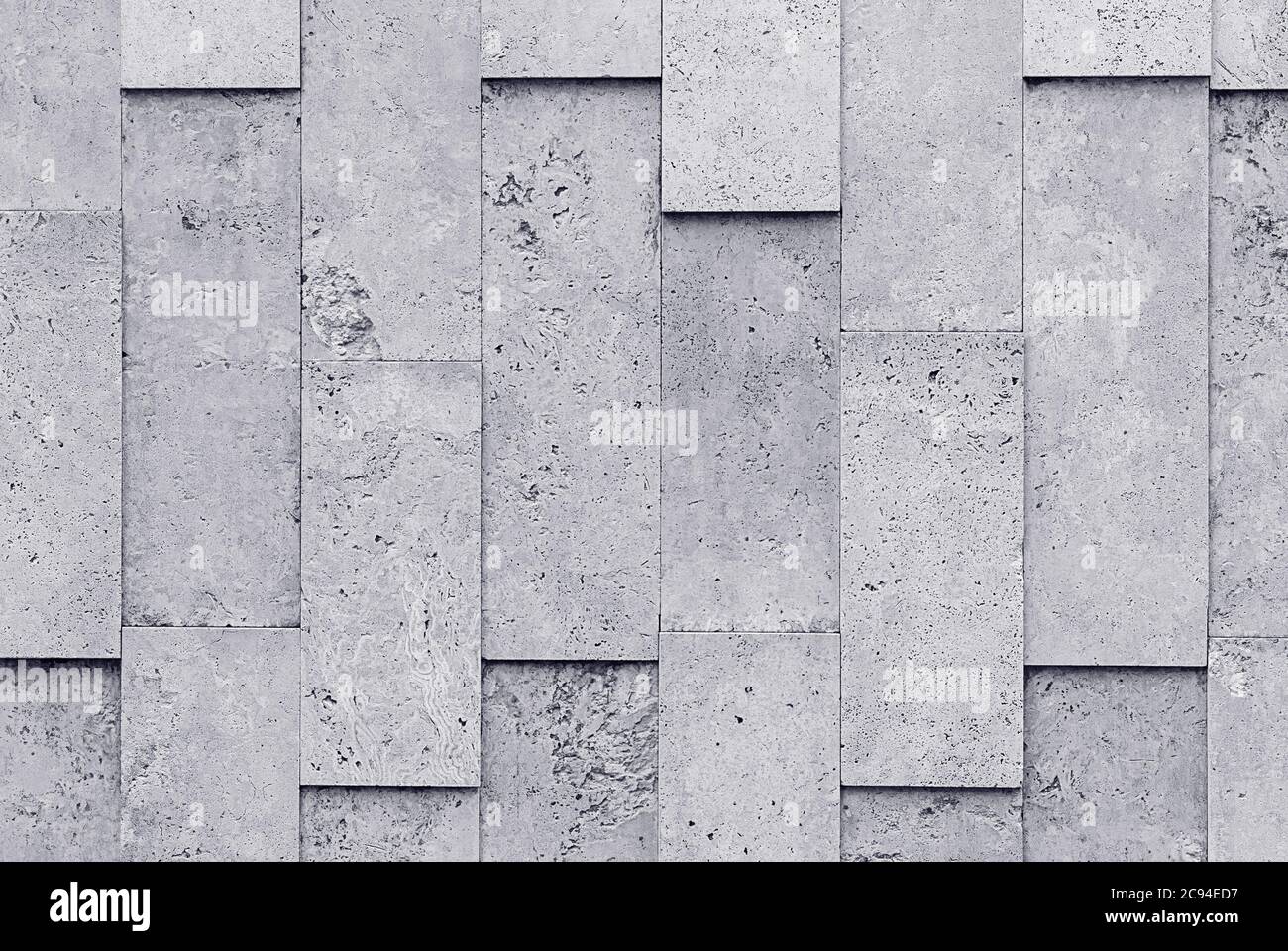 banded marble gray wall textured background Stock Photo