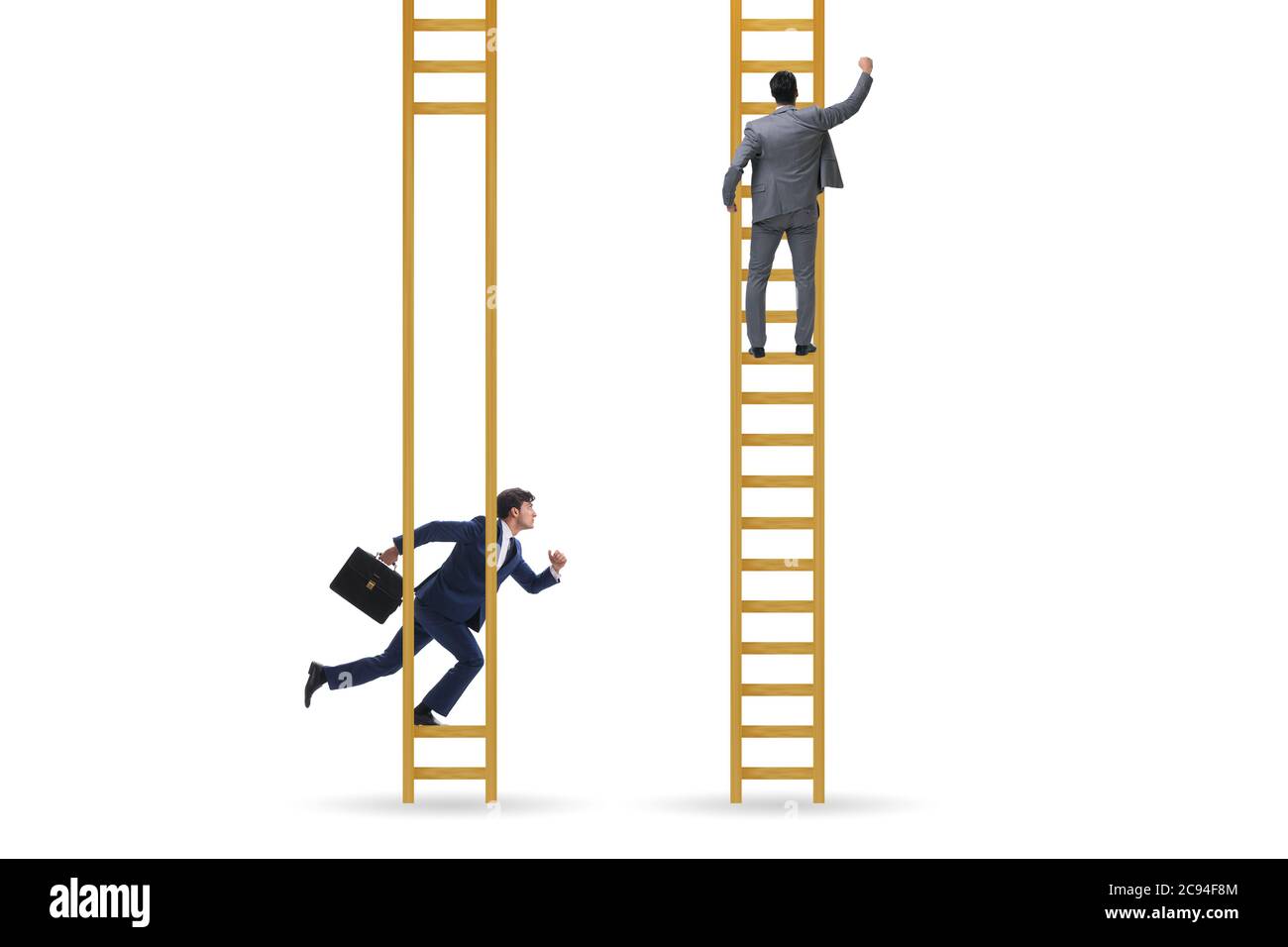 Career Competition In The Business Environment Stock Photo Alamy