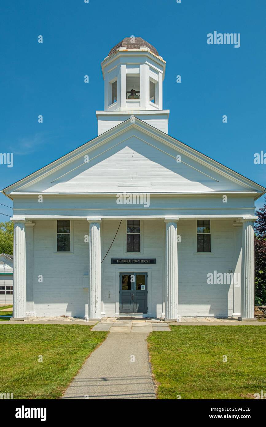 The former Hardwick Town Hall, now the Hardwick Town House Stock Photo
