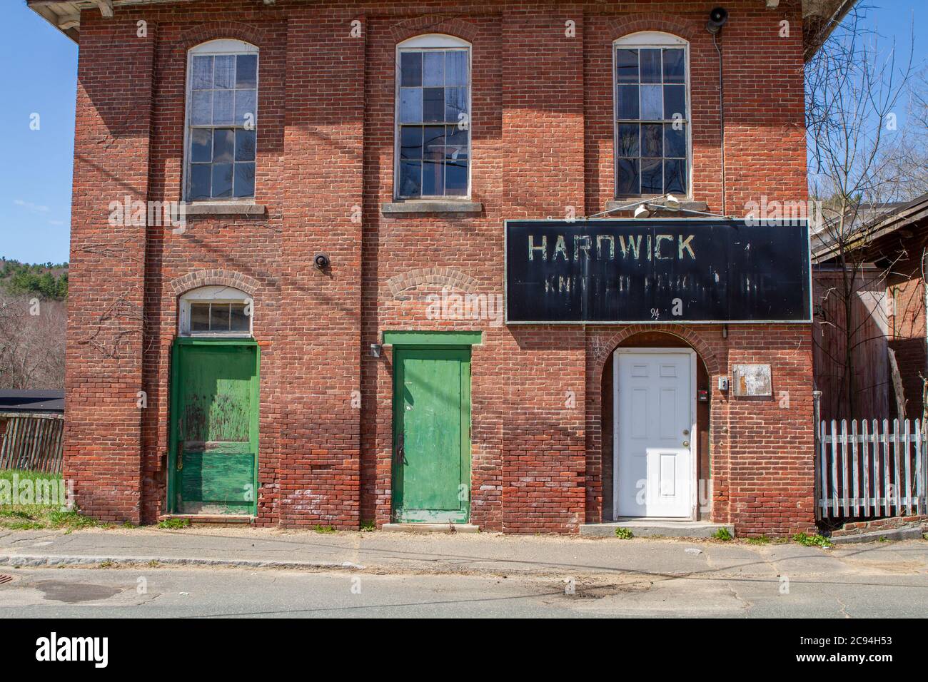 The Hardwick Knitting Fabric Mill located in Gilbertville