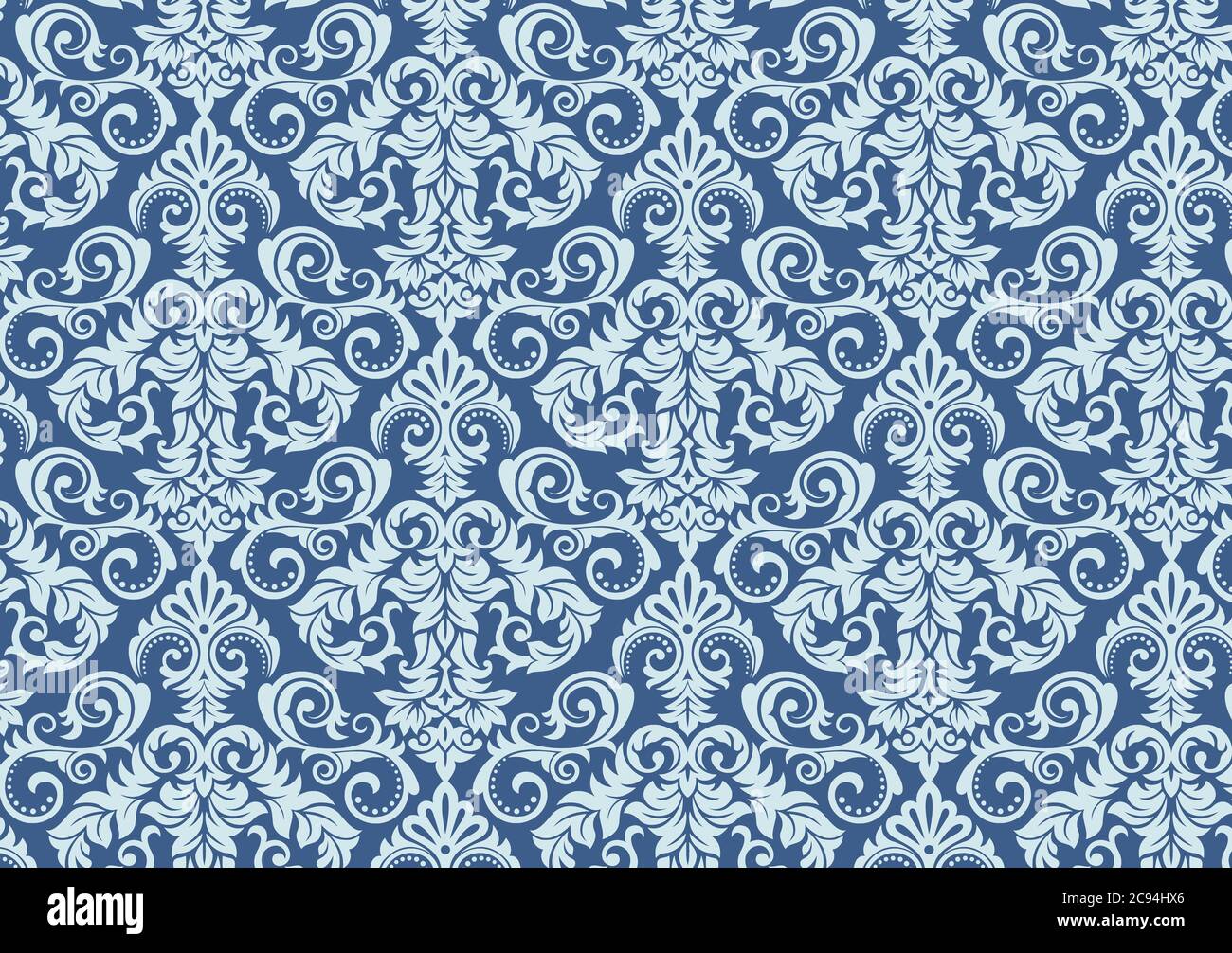 Damask seamless pattern background. Classical luxury old fashioned