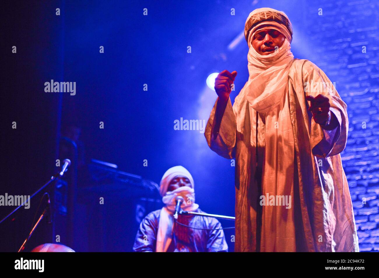 Tinariwen, tuareg blues and rock band from Mali Stock Photo