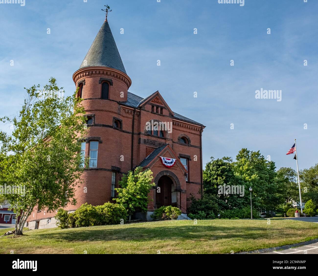 Bagg Hall the Princeton, Massachusetts, Town Hall Stock Photo Alamy