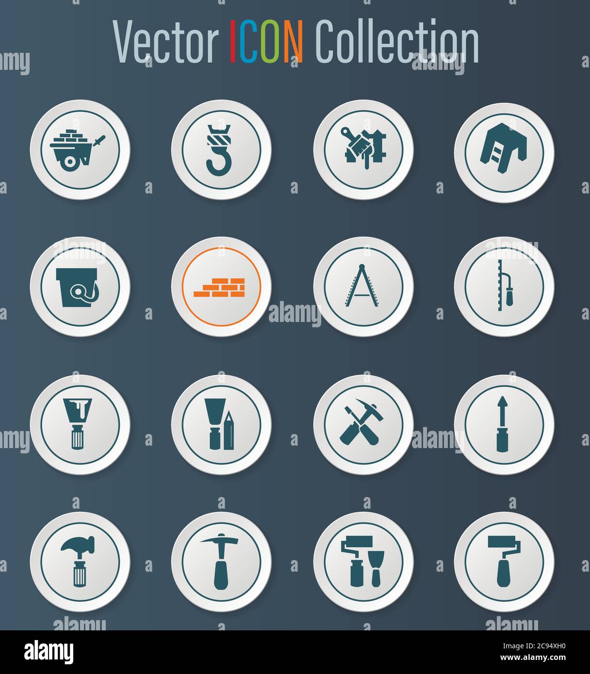 Work tools icons set Stock Vector Image & Art - Alamy