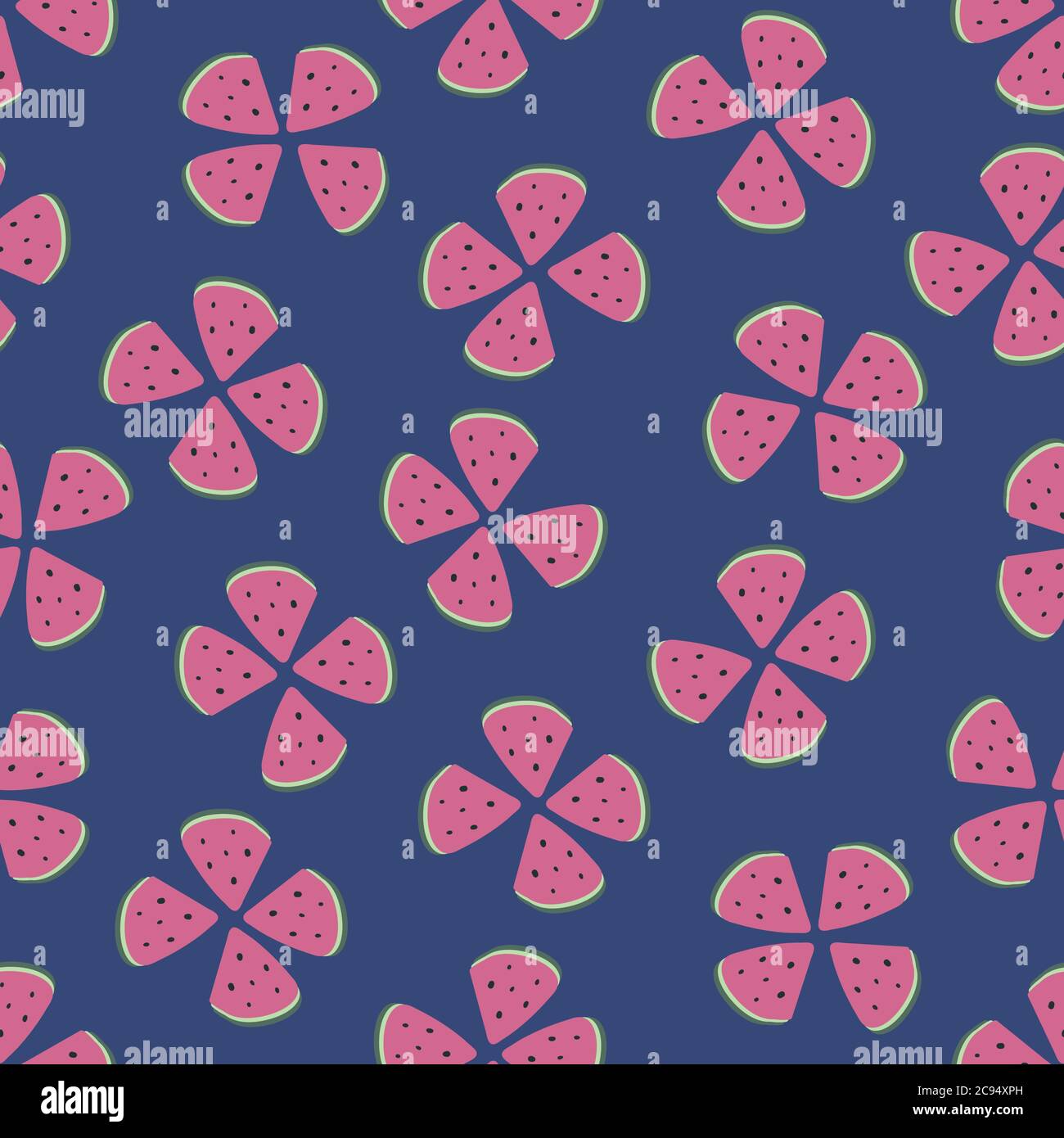 Watermelons seamless vector pattern Stock Vector Image & Art Alamy