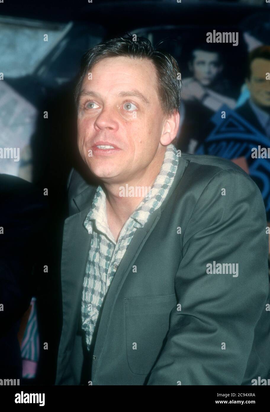 Los Angeles, California, USA 8th February 1996 Actor Mark Hamill attends Wings Commander 4 Costume Presentation on February 8, 1996 at Planet Hollywood in Los Angeles, California, USA. Photo by Barry King/Alamy Stock Photo Stock Photo