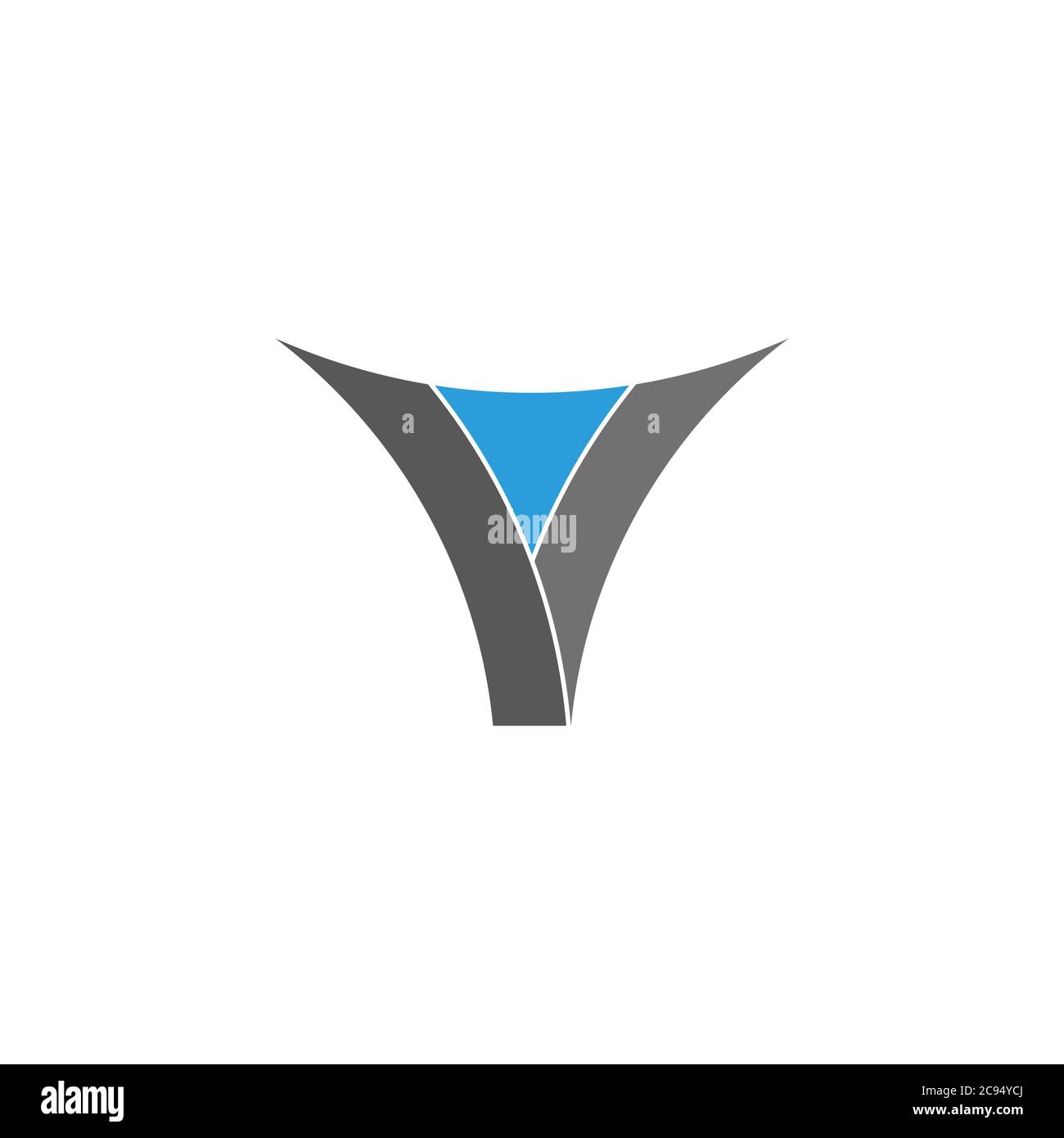 abstract letter v simple geometric design symbol vector Stock Vector ...