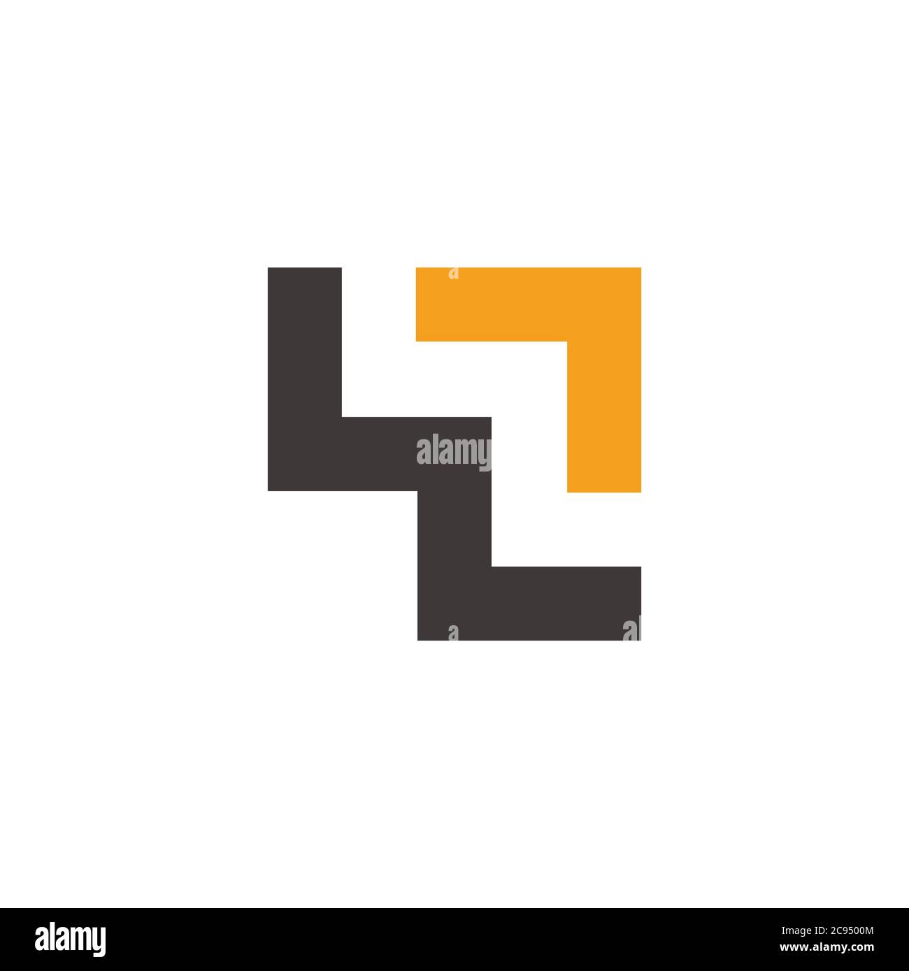 abstract chart arrow up staircase symbol logo vector Stock Vector