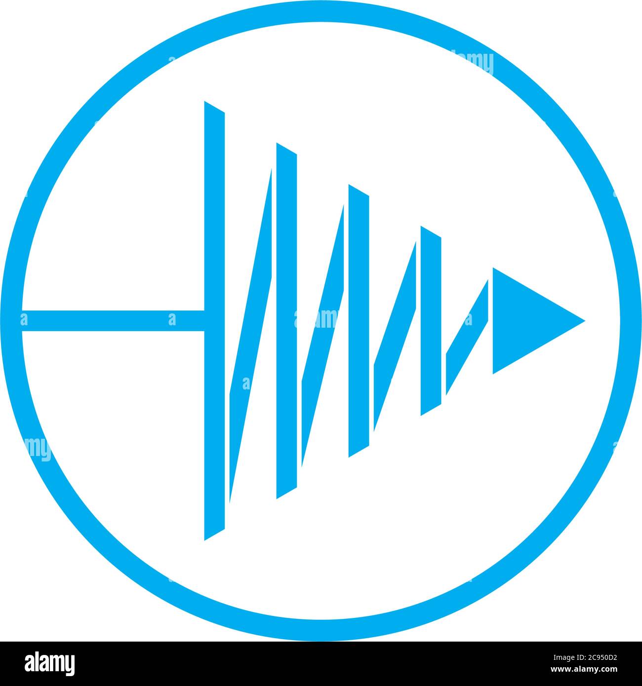 stripes geometric triangle line arrow symbol logo vector Stock Vector ...