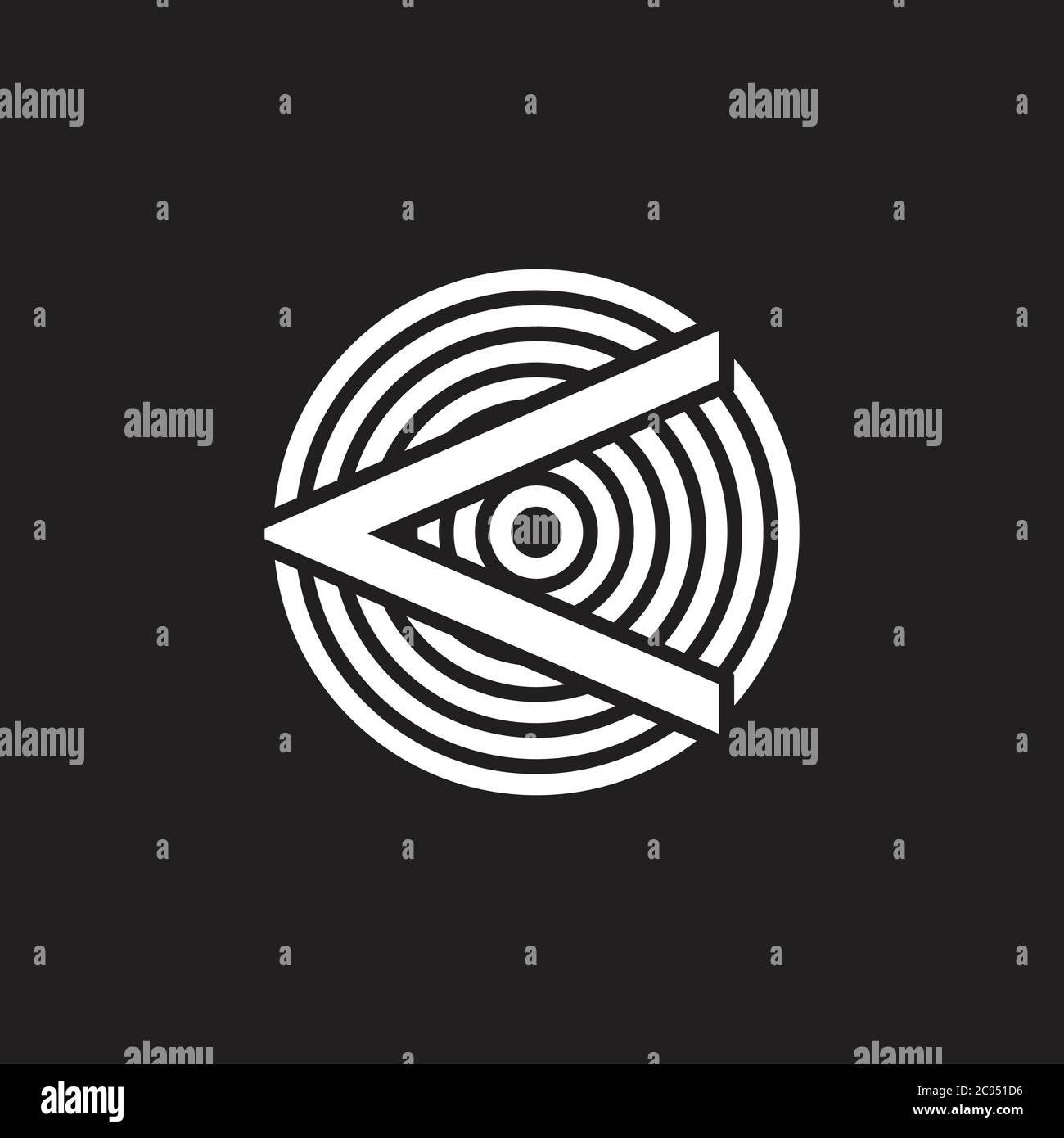 abstract letter c circle arrow logo vector Stock Vector Image & Art - Alamy