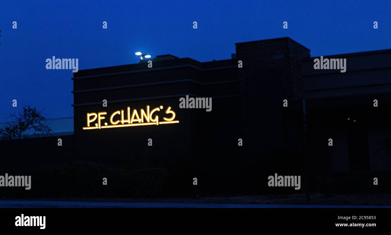 July 28, 2020: A PF Chang's Chinese restaurant a in San Diego, California on Tuesday, July 28th, 2020. Credit: Rishi Deka/ZUMA Wire/Alamy Live News Stock Photo