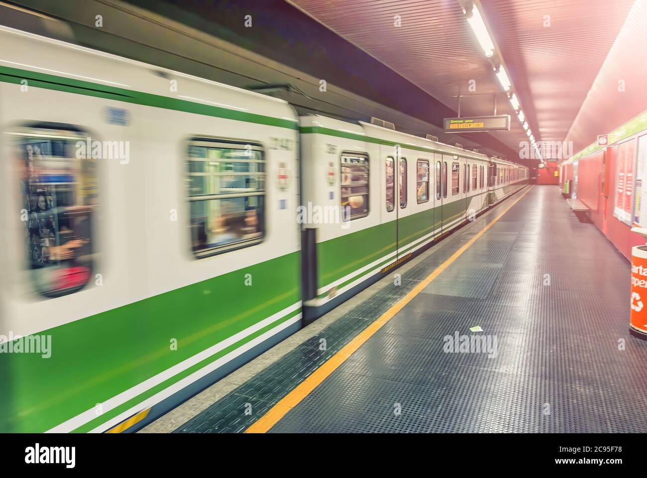 Moving Train Inside Fast moving train hi-res stock photography and images - Alamy