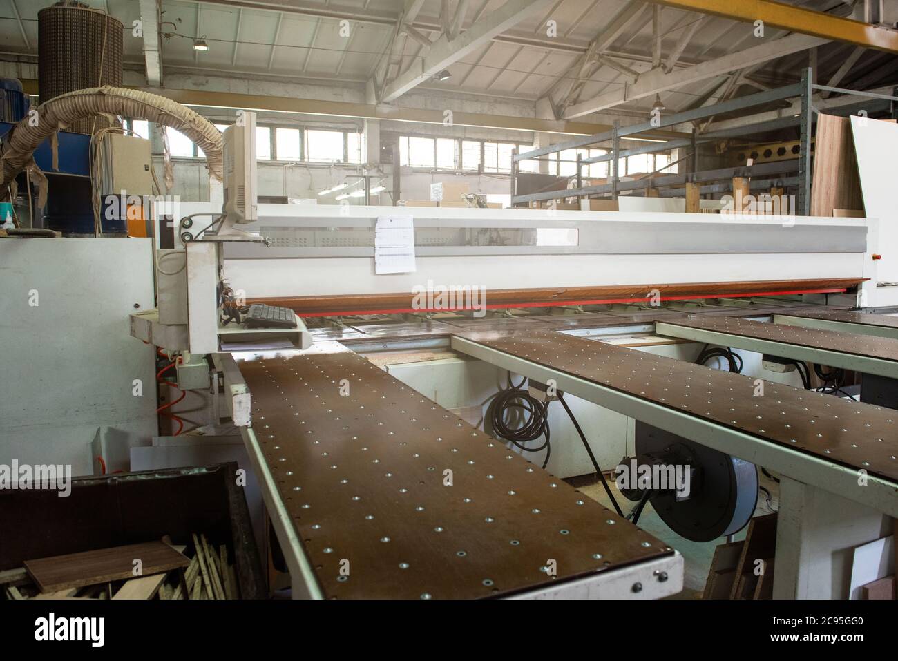 View of Wooden furniture production Stock Photo - Alamy