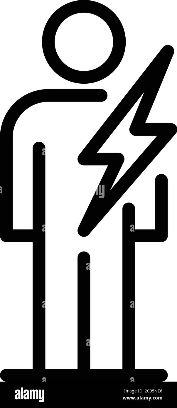 Fast man digestion icon, outline style Stock Vector Image & Art - Alamy