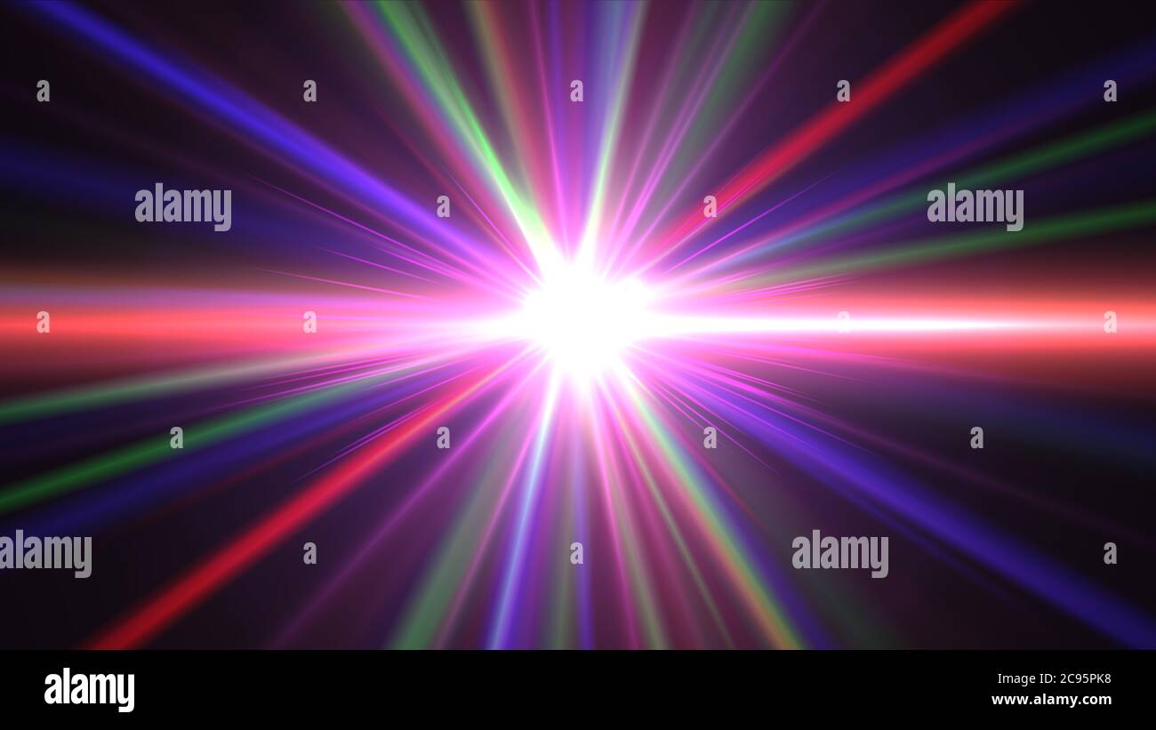 light effect abstract star burst flash laser beam ray illustration