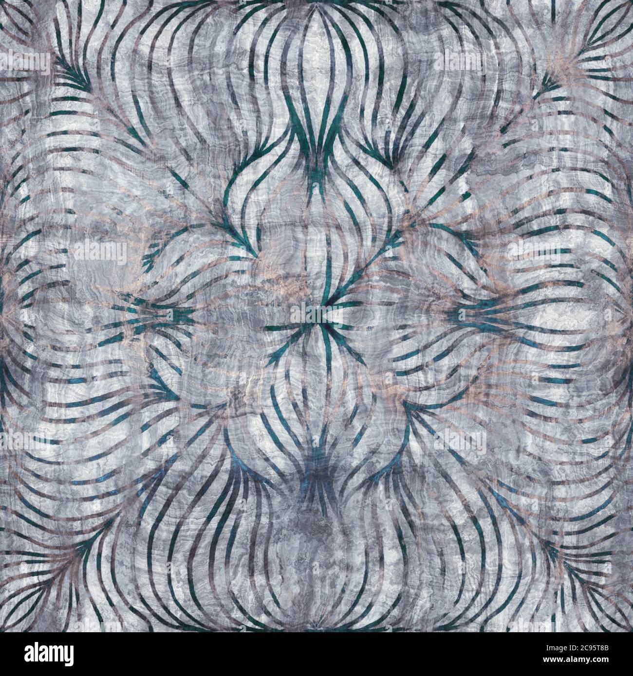 Seamless blue texture grungy repeat pattern swatch Stock Photo - Alamy