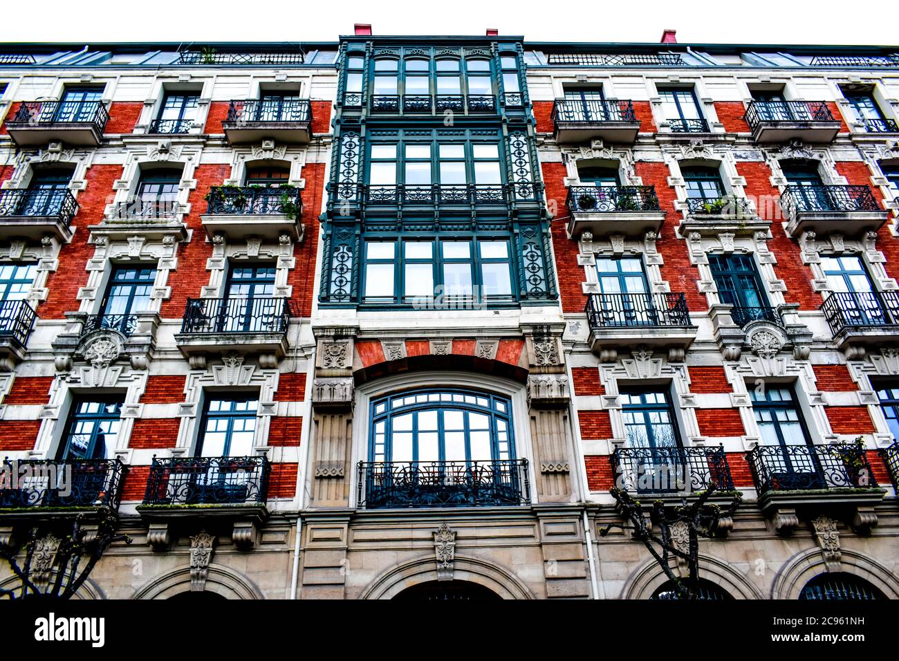 Buildings in Bilbao Stock Photo