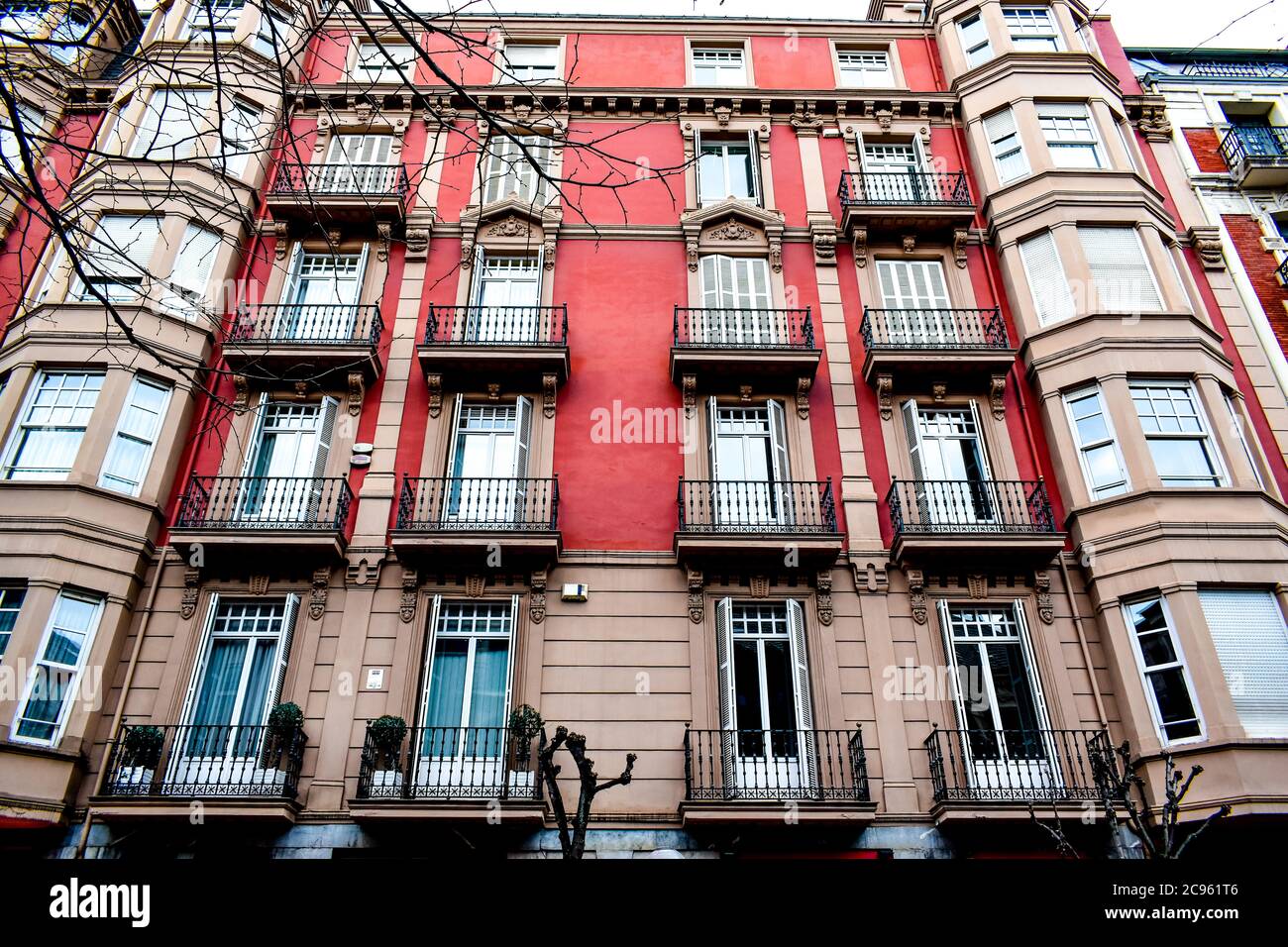 Bulidings in Bilbao Stock Photo