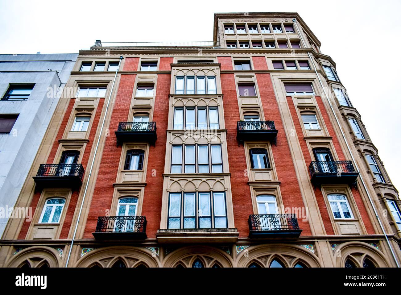 Buildings in Bilbao Stock Photo