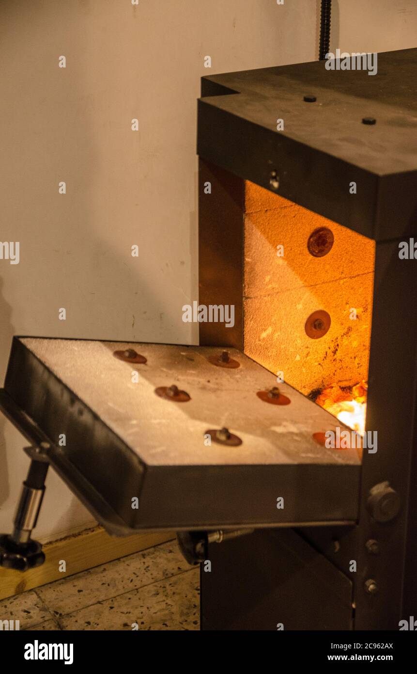 Roasting coffee beans to perfection Stock Photo