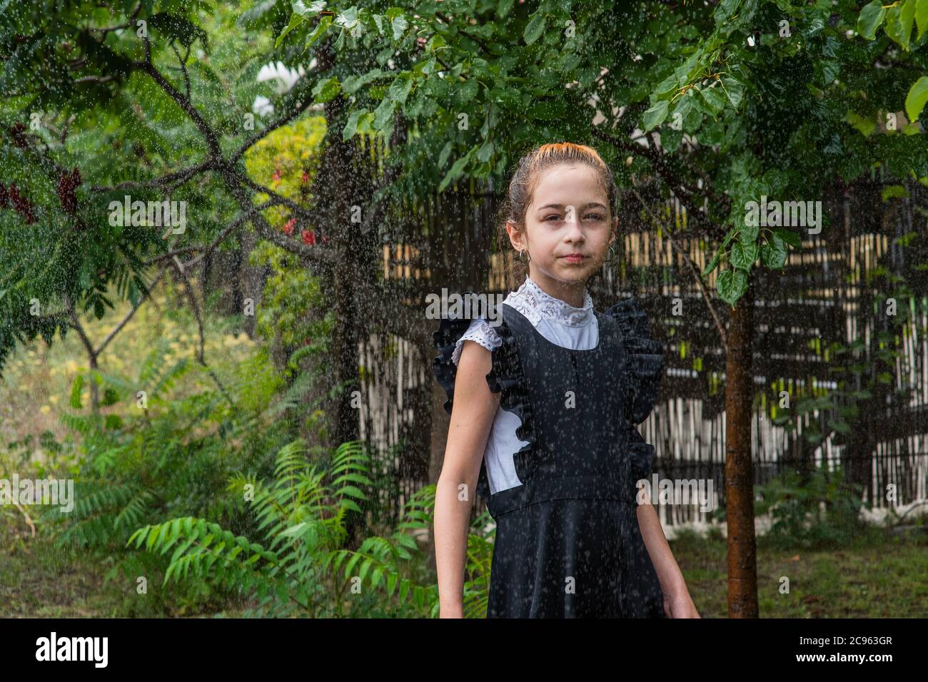 Schoolgirl 5th grade 
