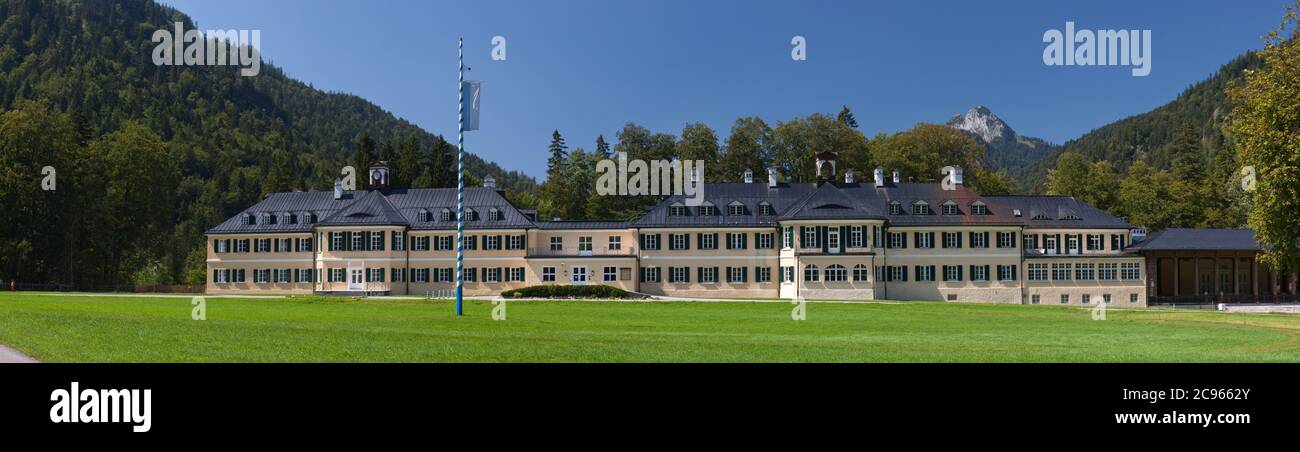 geography / travel, Germany, Bavaria, Kreuth, building the Hanns pint foundation in acratotherm Kreuth, Additional-Rights-Clearance-Info-Not-Available Stock Photo