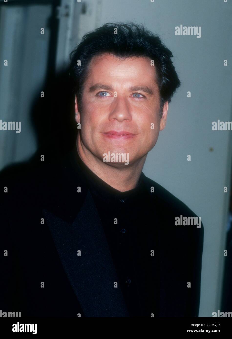 Los Angeles, California, USA 11th February 1996 Actor John Travolta attends the 10th Annual American Comedy Awards on February 11, 1996 at the Shrine Auditorium in Los Angeles, California, USA. Photo by Barry King/Alamy Stock Photo Stock Photo