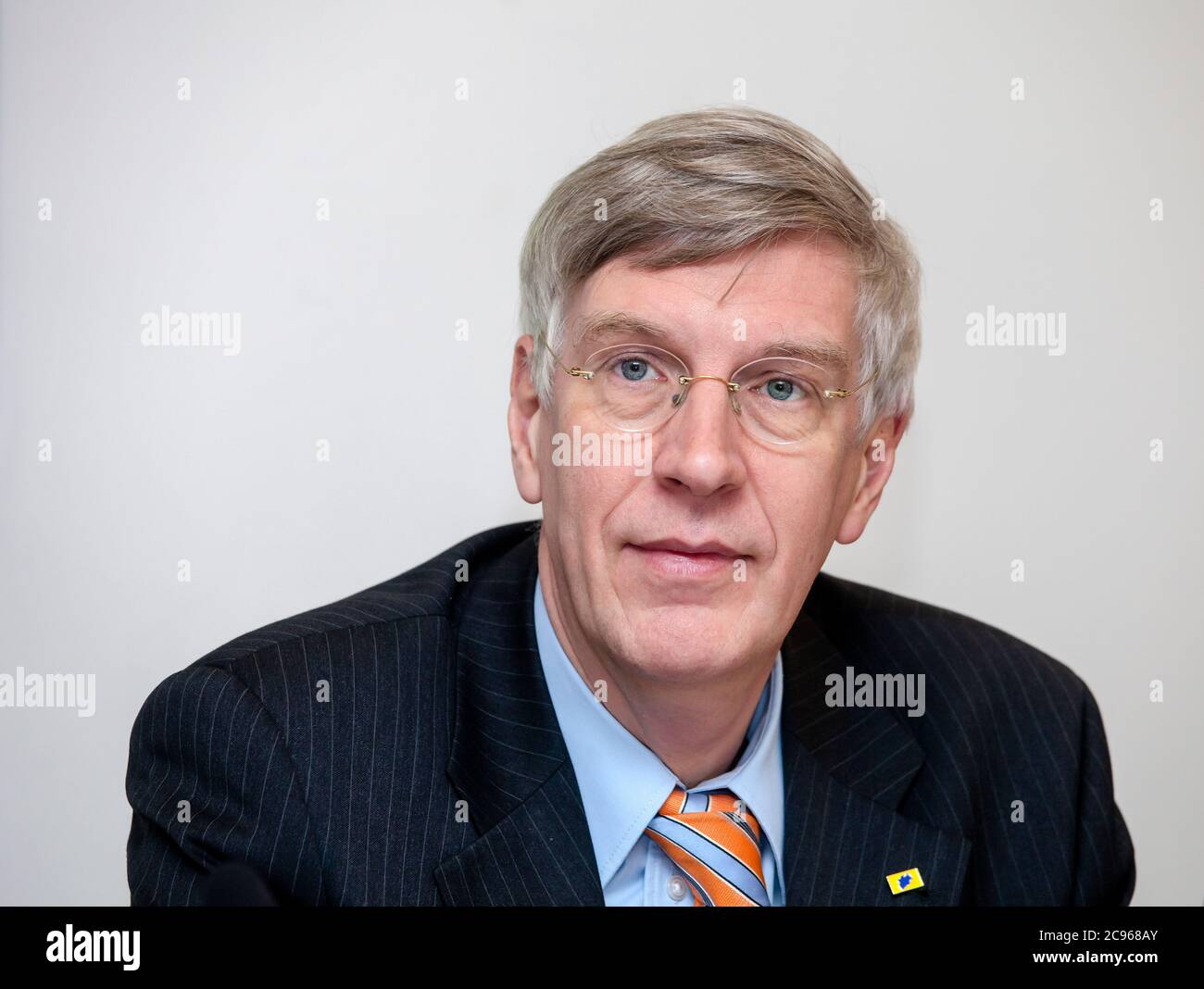 Cologne, North Rhine-Westphalia, Germany - NRW Minister of the Interior Dr. Ingo Wolf on the occasion of a PK on the Luekex disaster control exercise. Stock Photo