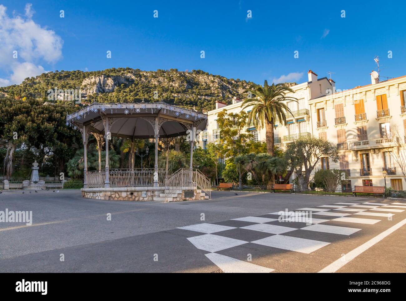 Place du Général de Gaulle, Beaulieu sur Mer, Cote d'Azur, France, Europe Stock Photo