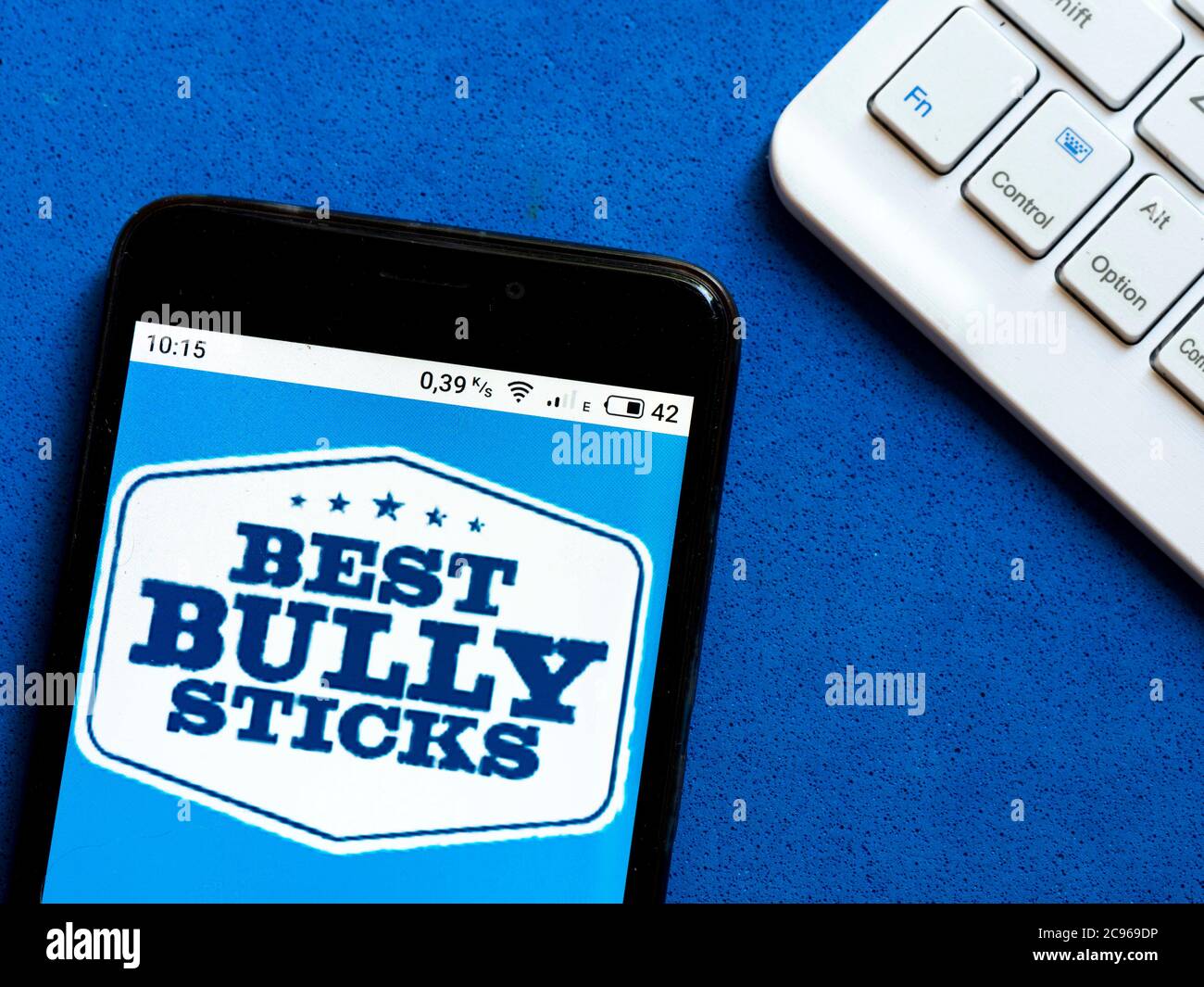 Ukraine. 29th July, 2020. In this photo illustration a Best Bully Sticks logo is seen displayed on a smartphone. Credit: Igor Golovniov/SOPA Images/ZUMA Wire/Alamy Live News Stock Photo