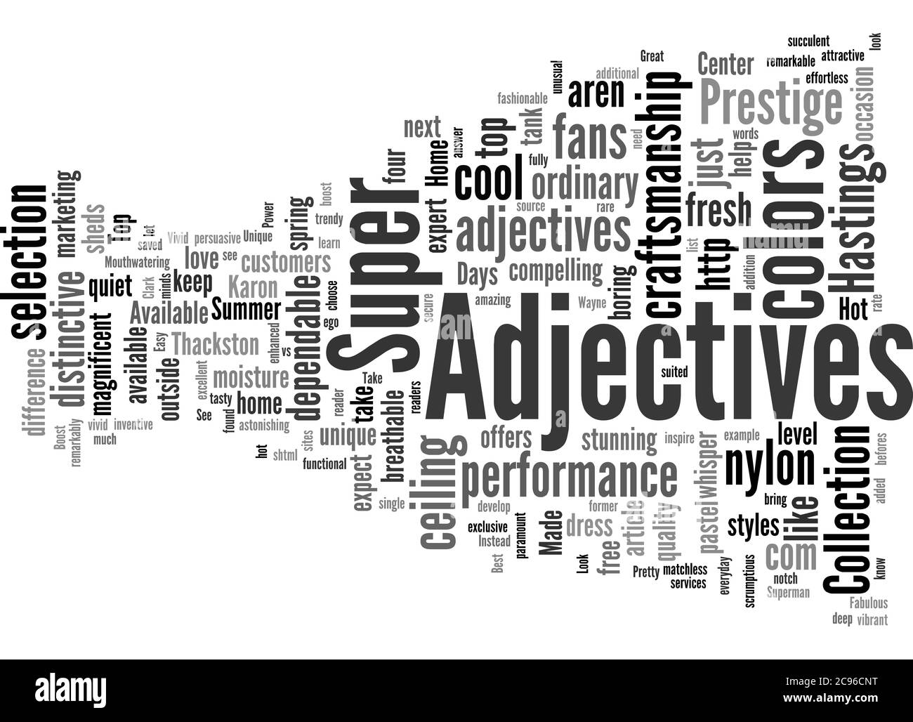 Adjectives High Resolution Stock Photography and Images Alamy