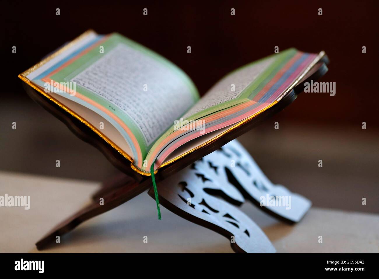 Open holy quran on wood stand hi-res stock photography and images - Alamy Open holy quran on wood stand hi-res stock photography and images - Alamy